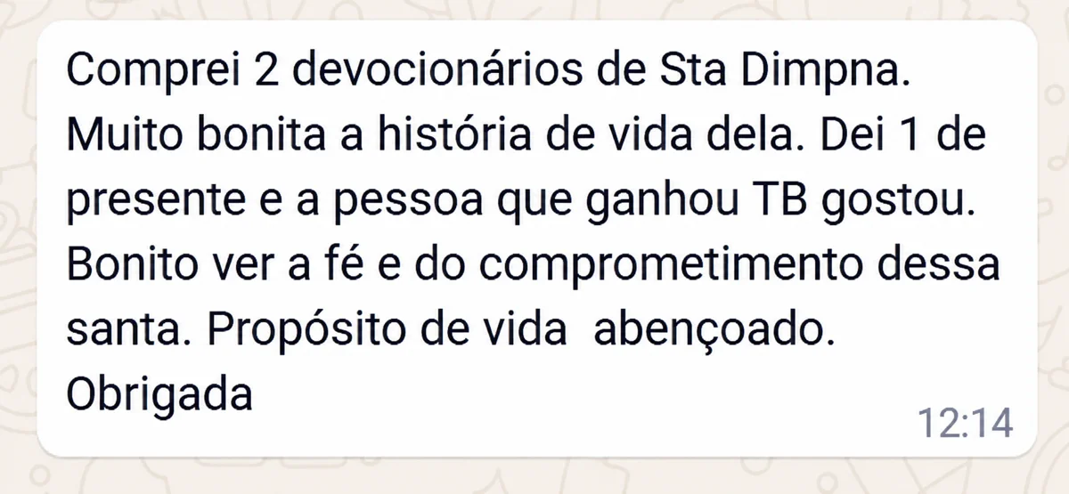 Mensagem de leitora: comprou dois devocionários, deu um de presente e a pessoa também gostou