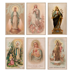 Pack 7 Santinhos Marianos