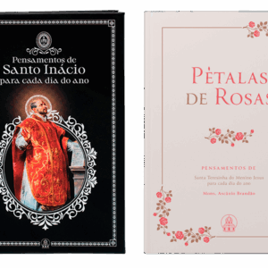 Pensamentos de Santo Inácio + Pétalas de Rosas