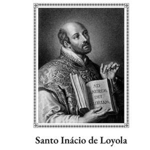 Santinho Santo Inácio de Loyola