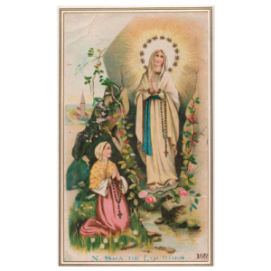 Santinho Nossa Senhora de Lourdes