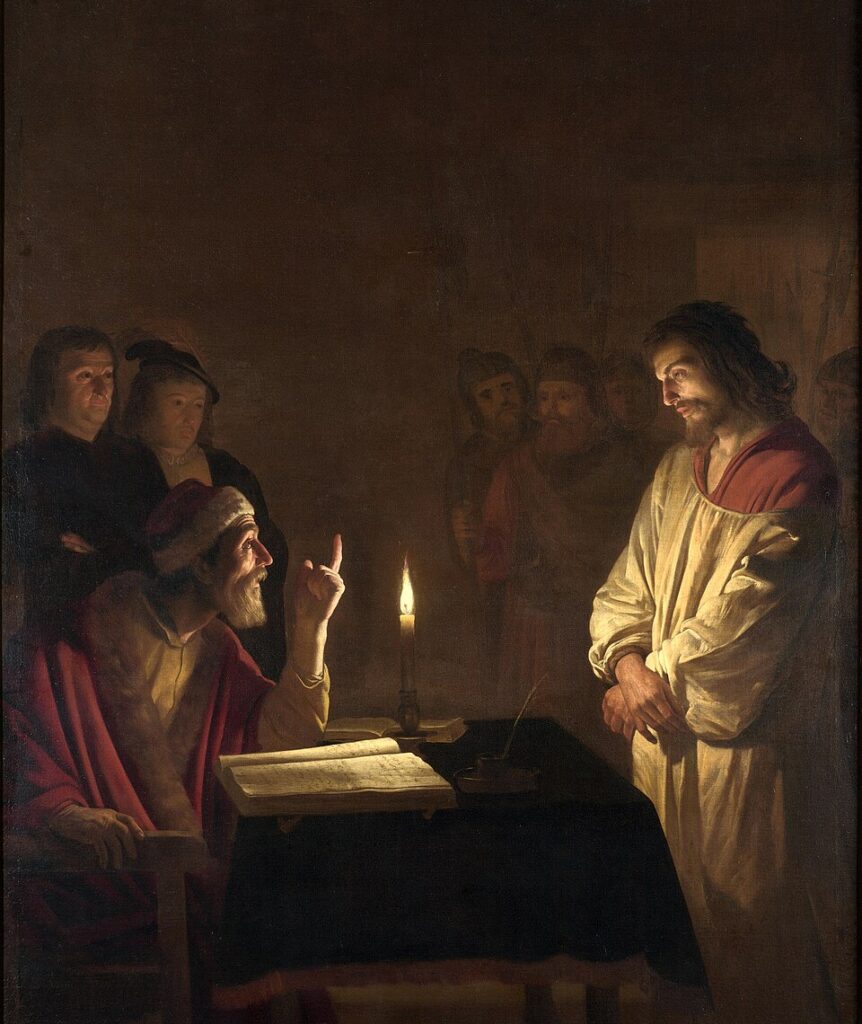 Eles, prendendo a Jesus, levaram-no à casa de Caifás, sumo pontífice