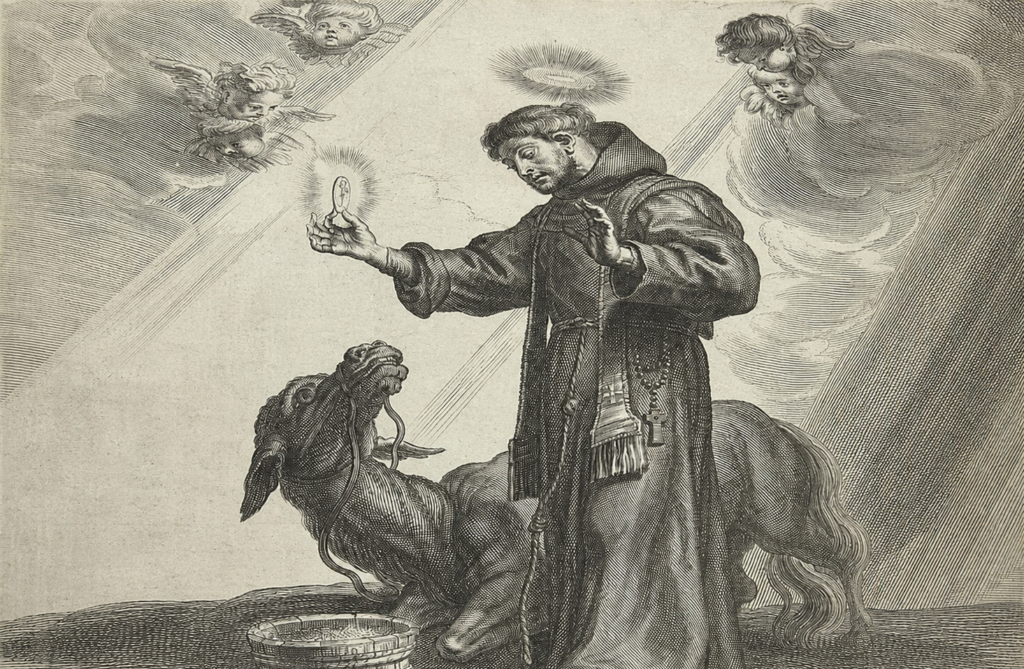 Como disputou Santo Antônio, nas regiões de Toulouse, com herege mui pérfido sobre o Santo Sacramento do Corpo de Jesus Cristo
